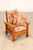 High Quality American Made Stickley Mission Collection Morris Chair Constructed In Cherry With Narrow Arms, Reverse Taper...