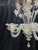 White Murano Glass Floral Chandelier, 1980s For Sale - Image 8 of 15