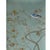 Hand Painted Soft Mint Chinoiserie Peacock Pomegranate Floral Mural 2-Panel Set For Sale - Image 6 of 6