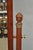 Bombay Company Cherry Wood Victorian Style Standing Cheval Mirror With Drawer For Sale - Image 9 of 18