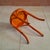 Orange Bentwood Stool, 1950s For Sale - Image 3 of 6
