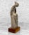 Mid-Century Modern Vintage Abstract Figural Girl Chalkware Art Pottery Sculpture For Sale - Image 3 of 9