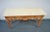 Century Furniture Cherry Shell Carved Marble Top Console Table For Sale In Philadelphia - Image 6 of 12