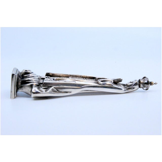 Metal Silver Statuette of Our Lady of Fatima For Sale - Image 7 of 11