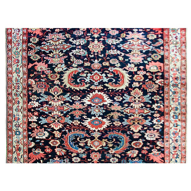 Early 20th Century Persian Heriz Rug For Sale In Chicago - Image 6 of 14