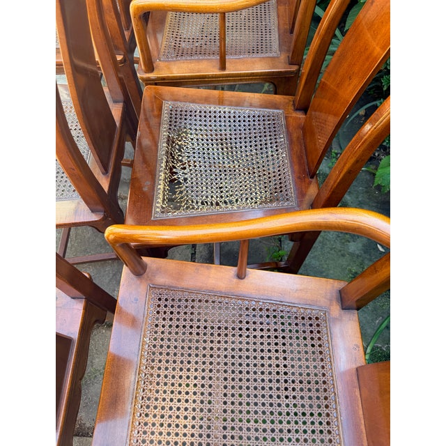 Set of 6 Vintage Henredon Chinese Chippendale Chairs For Sale - Image 9 of 16