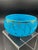 Mid 19th Century Beautiful Antique Blue Vitrified Opaline Bowl With Gilt Net Design For Sale - Image 4 of 12