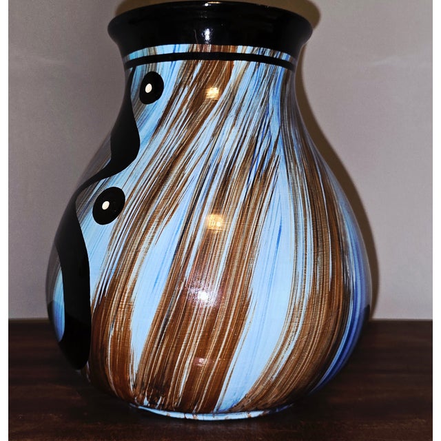 1970s 1971 Mapaw Hand‑Painted Southwestern Studio Pottery Vase – Arizona Artisan Work For Sale - Image 5 of 10