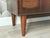 Vintage 1960s Mid-Century Modern Walnut Wood and Woven Rattan Highboy Chest Cabinet by R-Way For Sale - Image 10 of 16