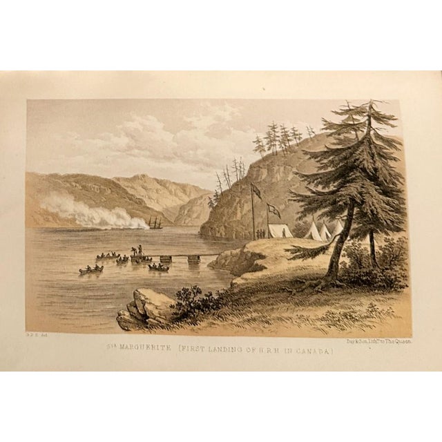Blue Antique 1st Ed Book: Journal of the Progress of h.r.h. The Prince of Wales Through British North America 1860 For Sale - Image 8 of 13