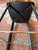 Late 20th Century Italian Frag Black Leather Countertop Stools, Set of 3 For Sale - Image 12 of 13