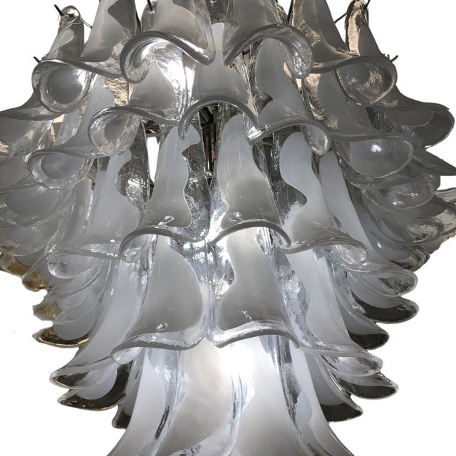 Calla Lily Lamp in Murano Glass For Sale - Image 3 of 5