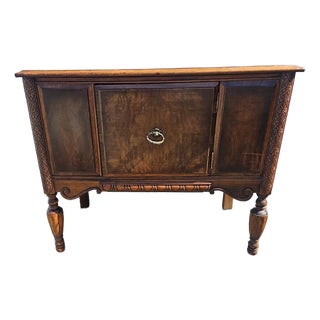 Vintage Tomlinson Jacobean Revival Oak Server / Sideboard For Sale