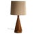 Scandinavian Modern Sculptural Hand-Carved Wooden Table Lamp, Denmark, 1970s For Sale - Image 13 of 13