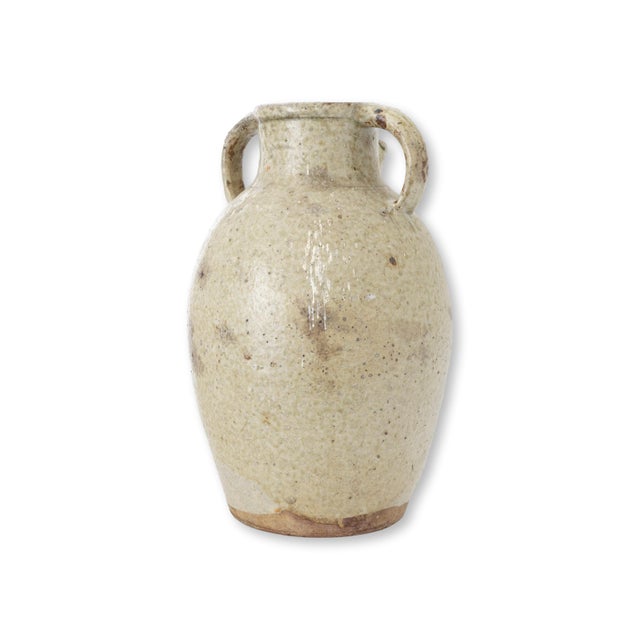 Ceramic Large Antique French Glazed Terracotta Confit Pot For Sale - Image 7 of 7