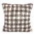 Dyed Check Buffalo Plaid Natural Fur Pillow For Sale