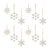 Jeweled Metal Snowflake Ornament (Set of 12) For Sale In Chicago - Image 6 of 6