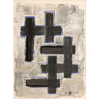 "Untitled 95" Contemporary Abstract Acrylic Painting by J. Kent Martin For Sale