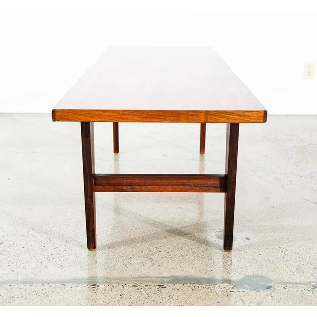 1960s 1960s Mid Century Danish Modern Coffee Table Rosewood Vintage Denmark For Sale - Image 5 of 11