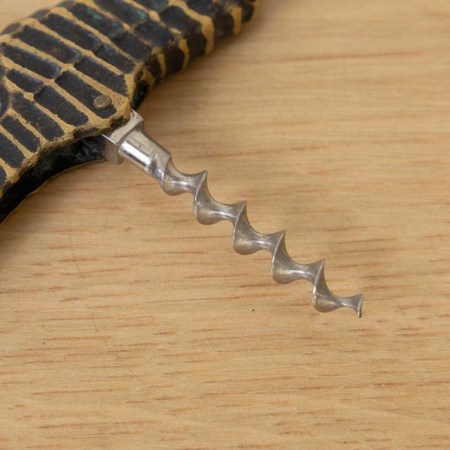 Brass 1950s French Brass Seahorse Bottle Opener For Sale - Image 8 of 9