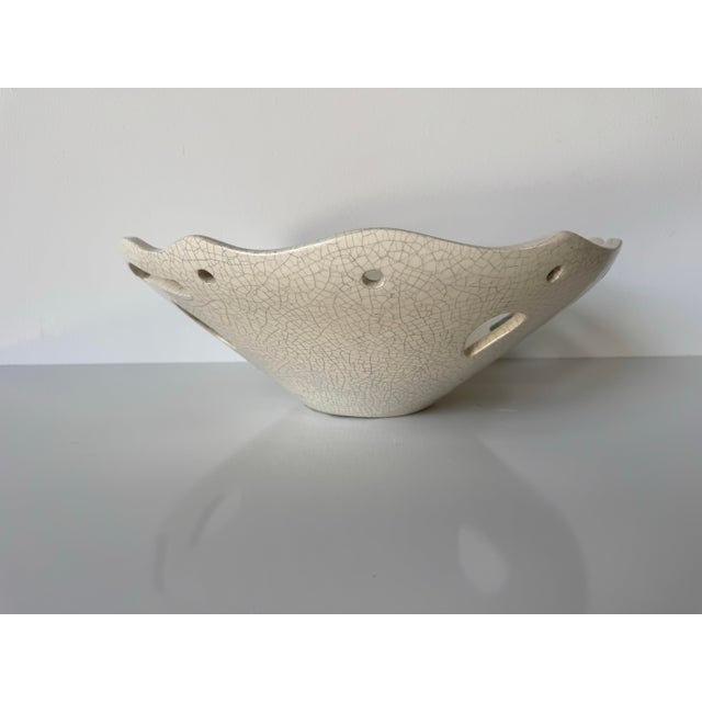 1980s Vintage Handmade and Painted Ceramic Bowl by Betty For Sale In Miami - Image 6 of 12