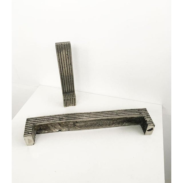 Urano Palma, Politician's Table and Chair, 1980, Bronzes, Set of 2 For Sale - Image 13 of 16