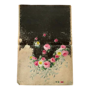 Early 1900s French Hand Painted Bianchini Ferrier Textile Sample