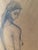 Karl Hofer, Female Nude, Sketch on Paper For Sale - Image 10 of 11