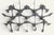 1980s Minimalist Sculptural Coffee Table in Metal and Glass, 1980s For Sale - Image 5 of 18