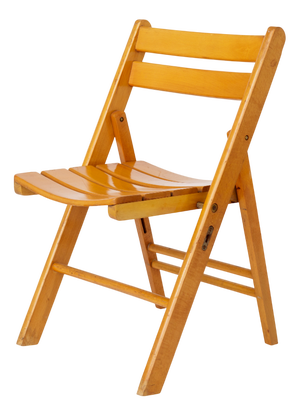 Mid-Century Modern German Beech Folding Chair, 1960s