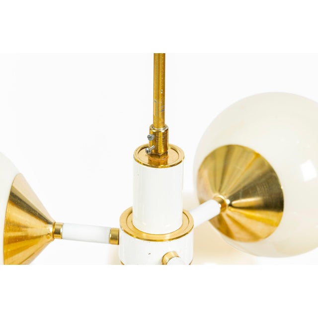 1970s Mid-Century Modern Sputnik Chandelier by Szarvasi, Hungary 3 Available For Sale - Image 12 of 15