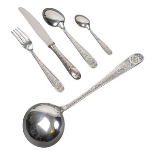 Vintage Villeroy Flatware Set from Christofle, 2010s, Set of 61 For Sale