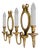 Louis XVI Gilt Bronze Mirrored Model 16572 Wall Sconces by Lucien Gau, Paris, 1930s, Set of 2 For Sale