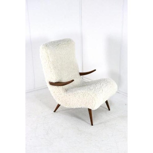 Vintage Dutch Cuddle Chair For Sale - Image 4 of 14