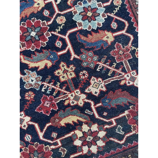 Antique Over-sized Herati Fish or "Mahi" Abstract Design Rug 4.2 x 6.5 For Sale - Image 4 of 9