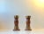 Vintage Danish Church Candleholders in Oak & Bronze, 1950s, Set of 2 For Sale - Image 10 of 10