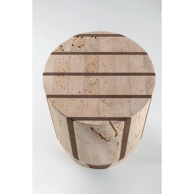 Not Yet Made - Made To Order Jeunesse Stool in Wengè by Duccio Maria Gambi for Secondome Edizioni and Studio F For Sale - Image 5 of 8
