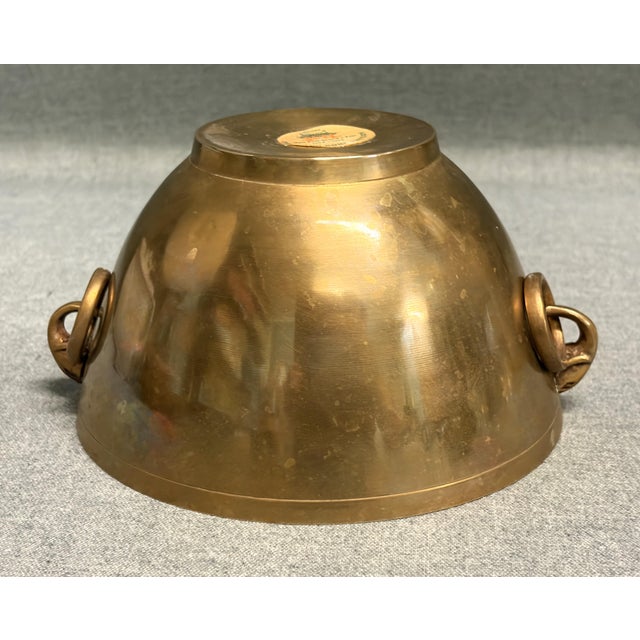 Vintage Brass Bowl - New York World's Fair For Sale - Image 4 of 7