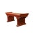 1990s Chinese Distressed Red Treasures Graphic Rectangular Stand Display For Sale - Image 5 of 12