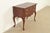 Bassett Queen Anne Carved Mahogany Lowboy Dresser or Console Table For Sale - Image 4 of 16