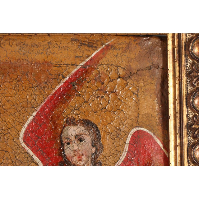 Our Lady of Carmel, Oil on Canvas, 19th Century For Sale - Image 11 of 14
