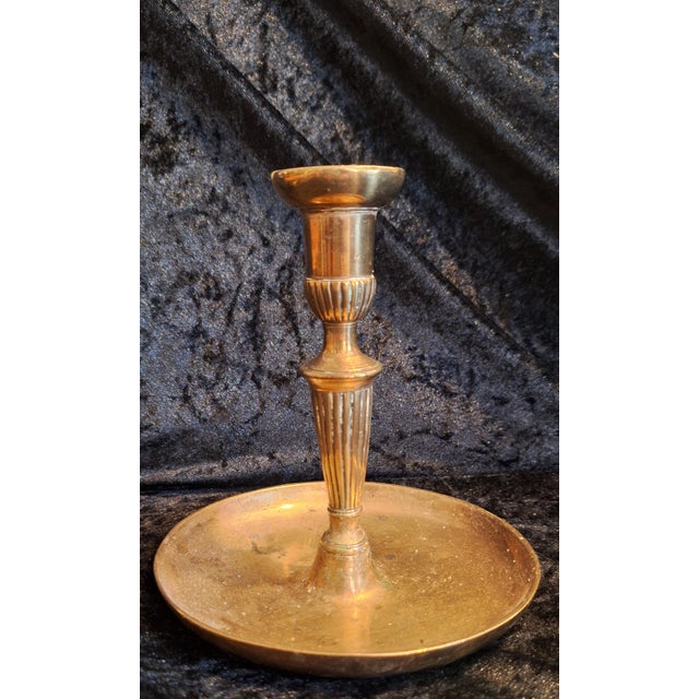 Antique Bronze Candlestick, 1790 For Sale - Image 5 of 5