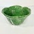 1980s Vintage Majolica Hollywood Regency Arts & Crafts Deep Cabbage Serving Bowl For Sale - Image 6 of 14