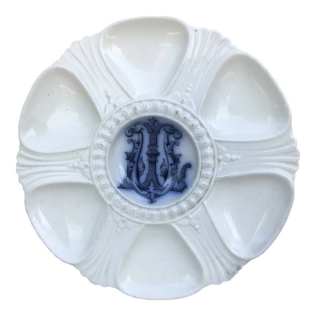 Antique Westhead Moore & Company English Victorian Oyster Plate Brown For Sale