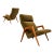 Brazilian Modern Armchair in Pau Marfim & Green Mohair, Pierre Weckx, 1950s For Sale