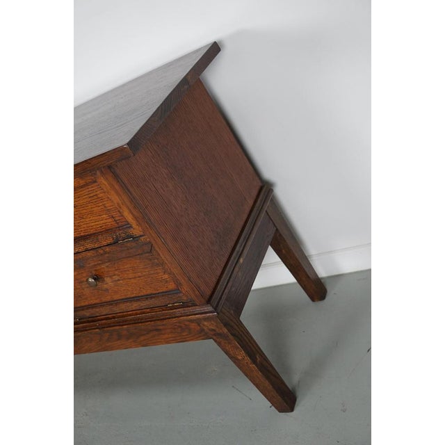 Early 20th Century French Oak Apothecary Cabinet Folding Doors For Sale - Image 14 of 17