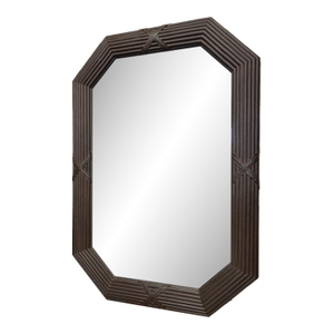 20th Century Harrison Van Horn Ribbon and Reed Mirror