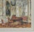 Delightful hand-coloured litho depicting the music salon at 'Sanssouci' the former summer place of Frederick the Great,...