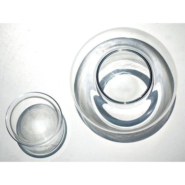 Contemporary Modern French Crystal Caviar Dish by Baccarat, 1990s For Sale - Image 3 of 5