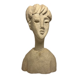 2003 Karin Swildens "Raimondo" Merci Madigliani Ceramic Sculpture For Sale